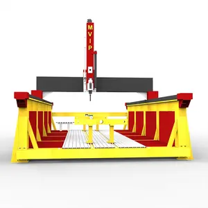 Khu vực làm việc lớn máy CNC Router mạnh mẽ 11/13/15Kw trục chính cho chế biến gỗ và nhôm với 4/5 trục