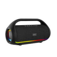 Speaker Portabel Nirkabel Dual 3.5" dengan Radio FM Indoor dan Outdoor, Tahan Air, dan Dapat Diisi Ulang (B60)