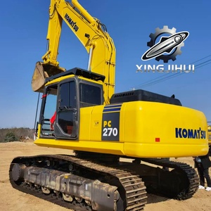 Excavatrice d'occasion Komatsu 270-7, marque japonaise d'origine, 27 tonnes, sur chenilles en caoutchouc, grande taille, modèle 2023, godet de 1,35 m - Product Image 3