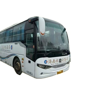 รถบัสโดยสารจงทง 6116 48 ที่นั่ง มาตรฐานไอเสียระดับ 5 แห่งชาติ เครื่องยนต์ไวชัย 300 แรงม้า ระบบกันสะเทือนแบบลมและรีทาร์เดอร์ สำหรับการขนส่งผู้โดยสารทางท่องเที่ยว - Product Image 1