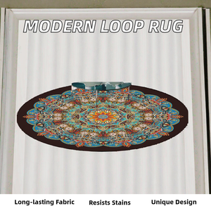 Moquette Moderne Personnalisée à Boucles Imprimées, Facile à Nettoyer, Mur à Mur, Bord Verrouillable, Ignifuge, Durable pour Usage Domestique et Commercial, Très Demandée - Product Image 2