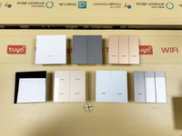 TYSH 1/2/3/4/6 Gang Smart Life Home Interrupteur mural Tuya Wifi Télécommande sans fil Lumière LED Zigbee Réseau Max 16A Courant