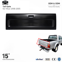 Pièces automobiles de rechange, accessoires extérieurs pour voitures, hayon pour Toyota Hilux 1998-2005, panneau de hayon noir, coque de porte arrière