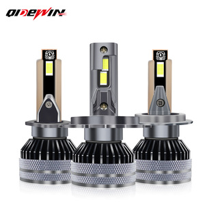 QideWin ไฟหน้า H4 LED 30000lm 70W ท่อทองแดงคู่สว่างพิเศษสำหรับรถทุกรุ่น - Product Image 1