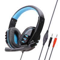 Casque de jeu filaire HOT, casque pour joueurs avec microphone, écouteurs de jeu stéréo, basses profondes pour PS4, Xbox, PC, ordinateur