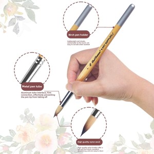 Ensemble <span class=keywords><strong>de</strong></span> pinceaux à huile <span class=keywords><strong>Paul</strong></span> Cézanne, 25 pièces, poils mélangés colorés, manches en bois, 0,4 kg, sac en <span class=keywords><strong>toile</strong></span>, boîte cadeau - Product Image 3