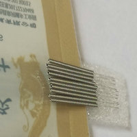 Vente en gros d'aiguilles de sujuk stériles, aiguilles d'acupuncture auriculaires faciales courtes 0.16x7mm, 500 pièces par boîte
