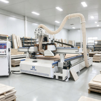 Centre d'usinage CNC pour le travail du bois, machine de gravure et de découpe à trois axes avec table à axe rotatif pour la sculpture de pieds de chaise et de table en bois massif