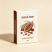 Boîte de présentation de bonbons personnalisée, écologique, biodégradable, avec fenêtre transparente, boîtes rigides en papier imprimé, emballage cadeau pour sucettes et bonbons