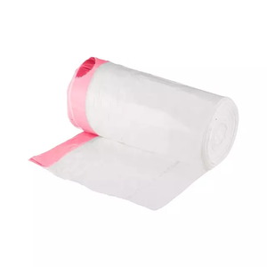 High quality Trash bag <b>plastic</b> disposable Drawstring garbage bags on <b>roll</b> - Product Image 1