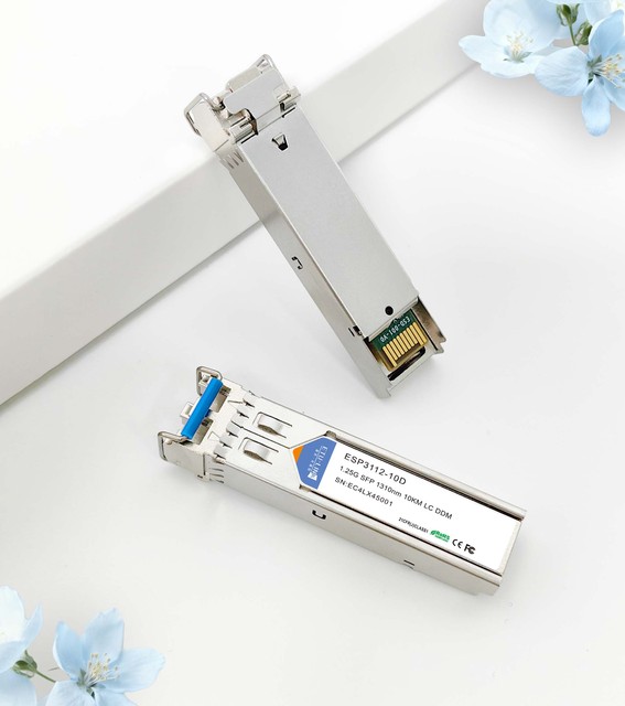 1.25G SFP Transceiver 1310nm 10km Single-mode Dual LC DDM Support OEM Compatible