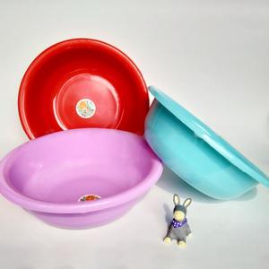 Bassine en plastique R424, 22 cm, pour laver les légumes et les fruits. Vente en gros disponible à 1 ou 2 yuans l'unité. - Product Image 4