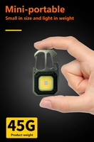 Mini lampe torche LED COB à clip magnétique, design ultra-fin en alliage d'aluminium, indice de protection IP44, protection contre les surcharges, idéale pour la randonnée