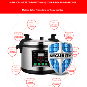 Commercial Stainless Steel Electric Pressure <strong>Cooker</strong> 21L Large Capacity <strong>Multi</strong>-functional for Hotels &amp; Restaurants - Product Image 4