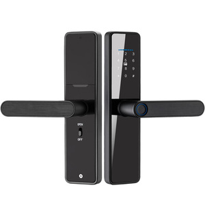 목조 사무실 문 차세대 헤어 클라우드 데이터 저장 옵션 슬림 스마트 알루미늄 도어록 더블 아파트 - Product Image 5