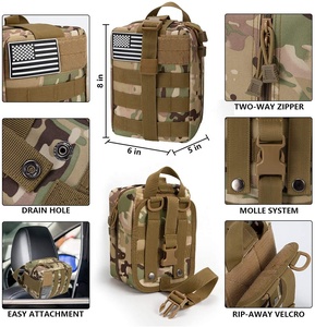 ORI-POWER Groothandel Molle Systeem Waterdichte IFAK <span class=keywords><strong>Trauma</strong></span> EHBO-tas Noodhulpmedische Benodigdheden voor Buitenactiviteiten en Kamperen - Product Image 2