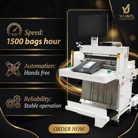 Machine automatique PLC pour l'emballage, la fermeture et l'étiquetage de sacs postaux en polyéthylène pour l'emballage express e-commerce