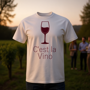 C'Est La Vino T-shirt unisexe pour adulte avec motif Riesling Spritzer - Product Image 3
