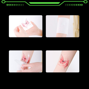 Tatuajes Temporales de Halloween con Diseño de Boca <span class=keywords><strong>Grande</strong></span> de Vampiro, Tatuajes Faciales con Efecto de Sangre, Resistentes al Agua, para Mujeres y Hombres - Product Image 6
