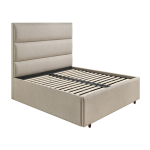Cama de Almacenamiento de Tela de Nuevo Diseño de Fábrica OEM/ODM al por Mayor con Base de Cama de Tablero de Madera - Product Image 3