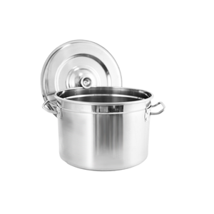 Fabbrica in acciaio inox 25/30/35/40/50/60/70/80cm pentola grande Stock commerciale cucina pentole 304 pentole - Product Image 1