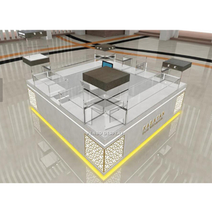 Sang trọng Jeweller của cửa hàng kính hiển thị Showcase cho bán đồ trang sức hiển thị tủ đồ trang sức trung tâm truy cập đồ trang sức kiosk - Product Image 2