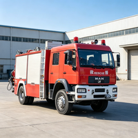 Nouveau camion de pompiers de sauvetage haute capacité 15T, réservoir d'eau 5001-7000L, diesel 4x2, pompe haute pression pour opérations de lutte contre les incendies