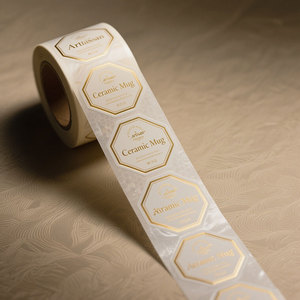 Roll Food Jars Cans Custom Spice Bottle Oil Proof Vinyl <strong>Plastic</strong> <strong>Printing</strong> Packaging Other Label Wholesale Labels Sticker - Product Image 1
