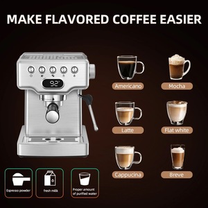 2024 New Arrival 19bar Espresso cà phê <span class=keywords><strong>Maker</strong></span> nhỏ thiết bị nhà bếp bán tự động máy với hơi nước điện nồi hơi - Product Image 6