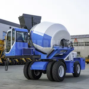 Fabrieks Directe Betonmixers Volledig Hydraulische Betonmixer Met Pomp 1.2-3.5bm YCW-M20 Zelfladende Betonmixer