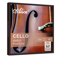 ALICE AWR31 Cello String High Carbon Steel Rope Core Nickel Chromium Wrapped String Violin Performance Set