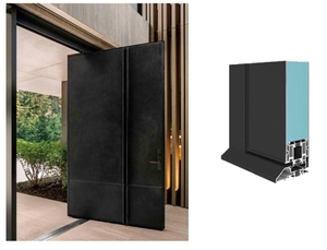 Le <span class=keywords><strong>prix</strong></span> le plus bas et la bonne qualité Série 75 <span class=keywords><strong>Porte</strong></span> battante en aluminium à rupture thermique <span class=keywords><strong>Porte</strong></span> pivotante en verre pour projet de construction - Product Image 4