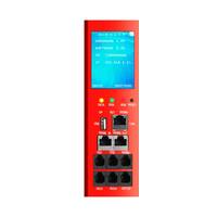 PDU intelligent C39 avec 42 prises, interrupteur hydraulique double, surveillance et contrôle à distance, équipement de distribution d'énergie haute puissance C13+C19