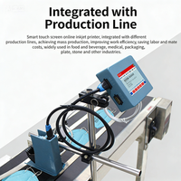 Máquina Codificadora en Línea para Bandas Transportadoras TEBAK, Máquina de Impresión de Bolsas de Plástico, Impresora de Inyección de Tinta Automática para Codificación de Fecha y Logotipo con Banda