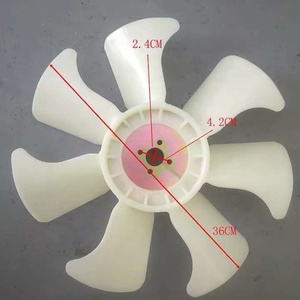 Excavator Parts PC30-<b>7</b> 3D84 Engine Fan Blade Cast <b>Iron</b> - Product Image 3