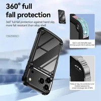 Coque de téléphone magnétique transparente robuste compatible avec la charge sans fil pour iPhone 18 Pro, 18 Pro Max, 18, 17 Pro Max, 17 Pro