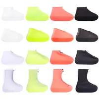 Reusable Waterproof Silicone Shoe Cover, Clear Rain Boot