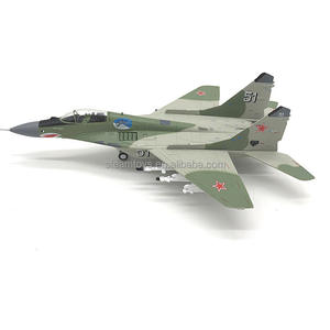Modèle réduit de collection 1:100 MIG-29 Chasseur Avion en métal modèle d'avion militaire russe soviétique pour collection ou cadeau - Product Image 4