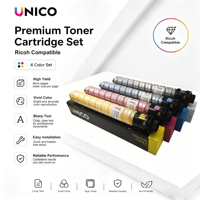 Cartouche de toner UNICO MPC2503 compatible MPC2003 MPC2004ex MPC2504ex pour imprimante laser Ricoh Lanier Savin MP C2004ex C2504ex