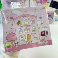 Cartes à collectionner authentiques de personnages Sanrio officiels, collection de cartes de fans de dessins animés, pack Ombre Mignon et Amusant, vague 2