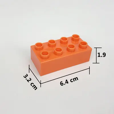 LEGOing 3011 빅 빌딩 블록 2x4 빌딩 블록 액세서리와 호환 가능 큰 빌딩 블록 사용자 정의