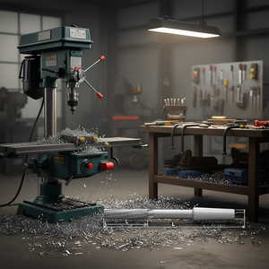 Alésoir de précision Fervi pour le travail des métaux, idéal pour le perçage et le fraisage - Product Image 3