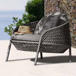 Hot Selling Garden Furniture Lounge Set Villa Leisure Pe <b>rattan</b> Aluminum Alloy <b>Sofa</b> Outdoor Lounge Sectional <b>Sofa</b> Furniture Set - Product Image 5