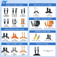Kabel Pengisian Daya USB Mikro 3A Pengisian Cepat Silikon Lembut, Kabel Sinkronisasi Data Halus dan Fleksibel, Kabel Pengisian Daya Tahan Lama untuk Earphone