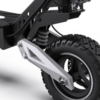 Trottinette électrique tout-terrain pliable intelligente OOTD T10, autonomie 35-45 km, batterie 13,5 Ah, étanche, en alliage d'aluminium léger