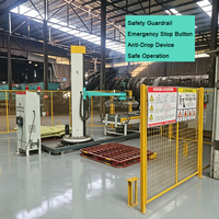 Mesin Penumpuk Otomatis Efisiensi Tinggi 10-50kg Column Palletizer untuk Kantong Pakan Ternak Bersertifikasi CE