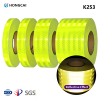 Bande réfléchissante jaune fluorescente, autocollant lumineux, bande réfléchissante de nuit pour avertissement, marquage de sécurité pour voiture, moto, vélo électrique