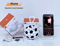 Haut-parleur Alaxe Football de haute qualité pour écouter de la musique avec lumière, compact, prend en charge les motifs personnalisés