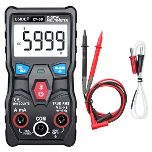 ZT-5B Wireless Auto-Ranging True RMS 6000 Counts Voltmeter Volt Amp Ohm Hz NCV Diode Capacitance Temp Tester Digital Multimeter