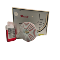 Manometer Tekanan Diferensial IVANPER QPM11 Mark II Red Oil Stainless Steel 700 Pa untuk HVAC, Filter Udara, dan Saluran Tekanan
